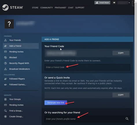 steam friend search|can't find friend on steam.